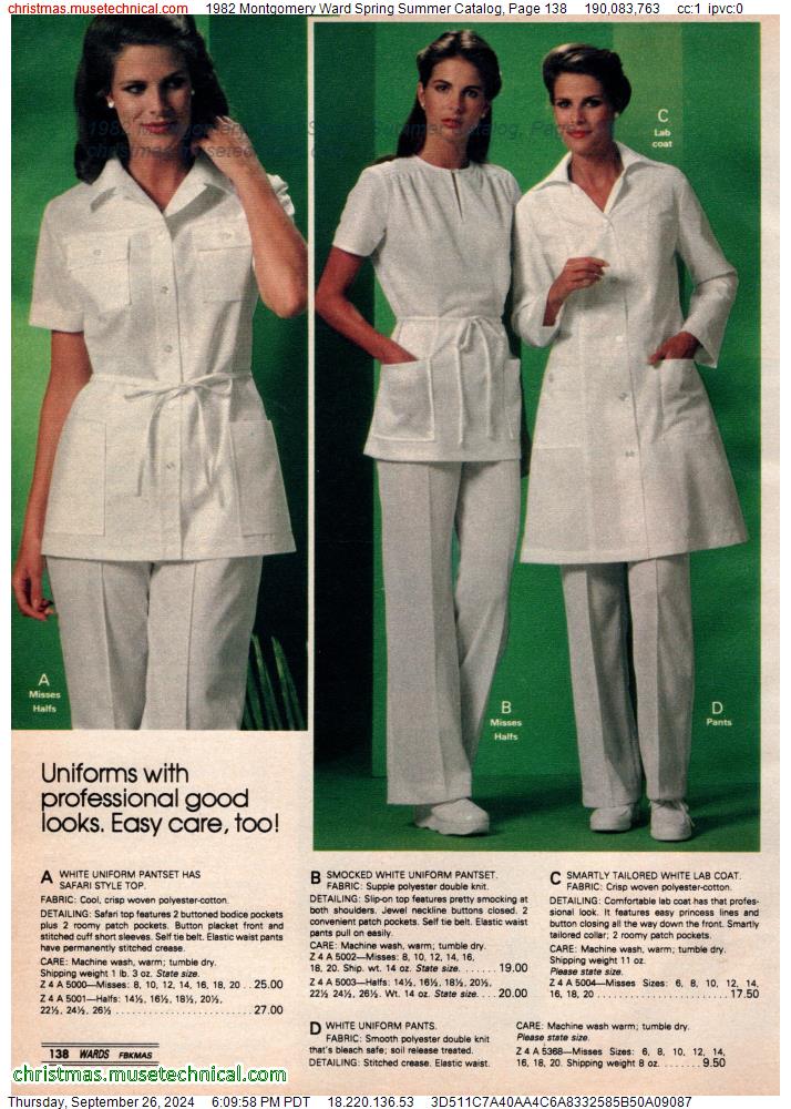 1982 Montgomery Ward Spring Summer Catalog, Page 138