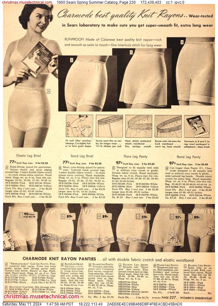 1950 Sears Spring Summer Catalog, Page 230