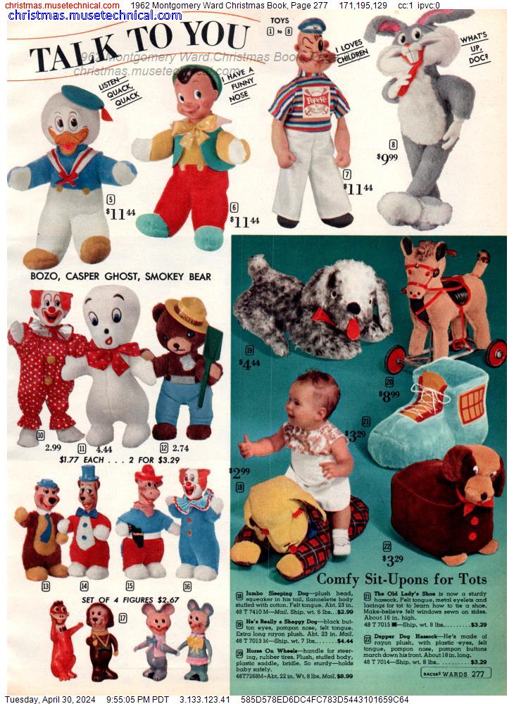 1962 Montgomery Ward Christmas Book, Page 277