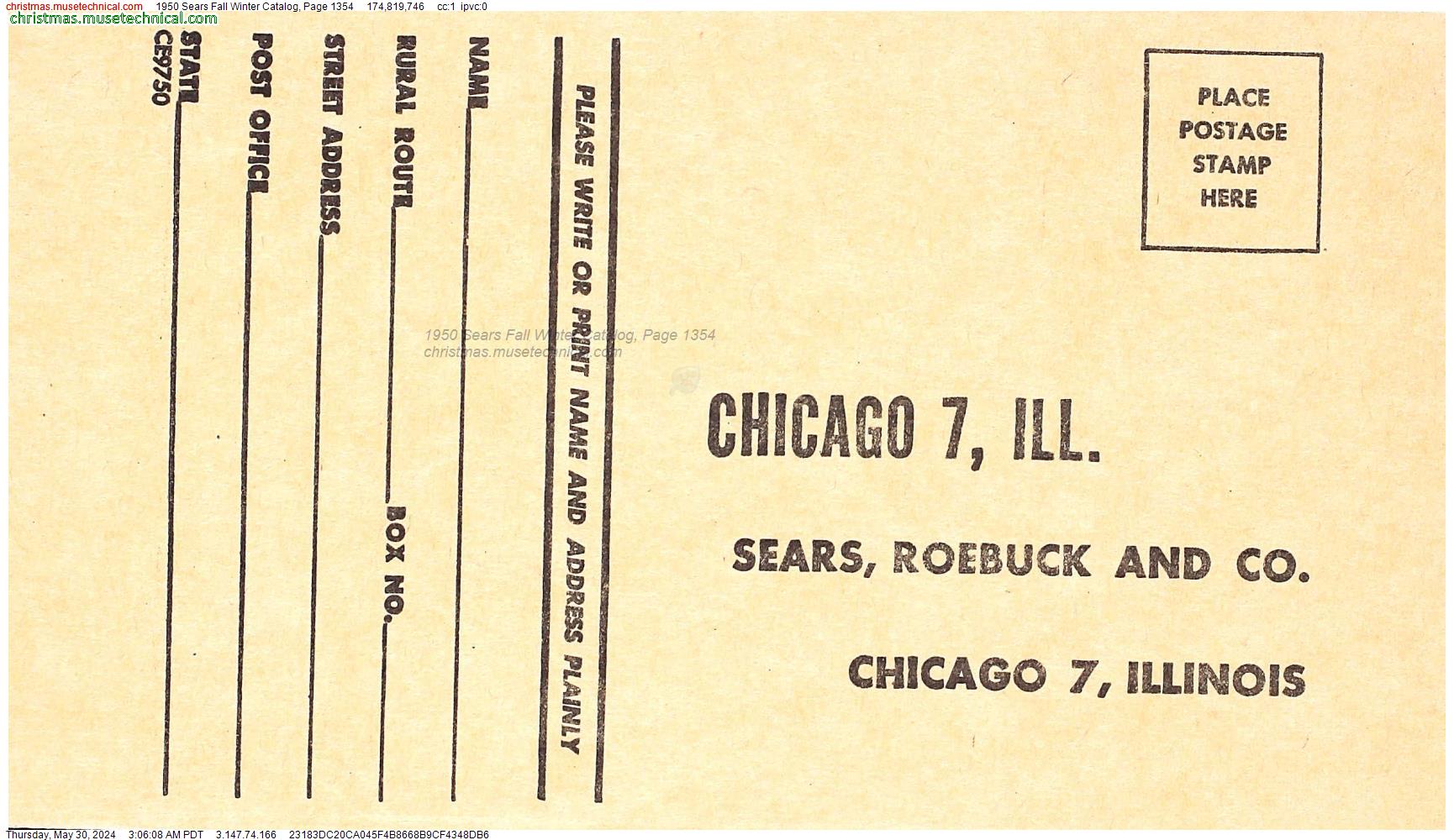 1950 Sears Fall Winter Catalog, Page 1354