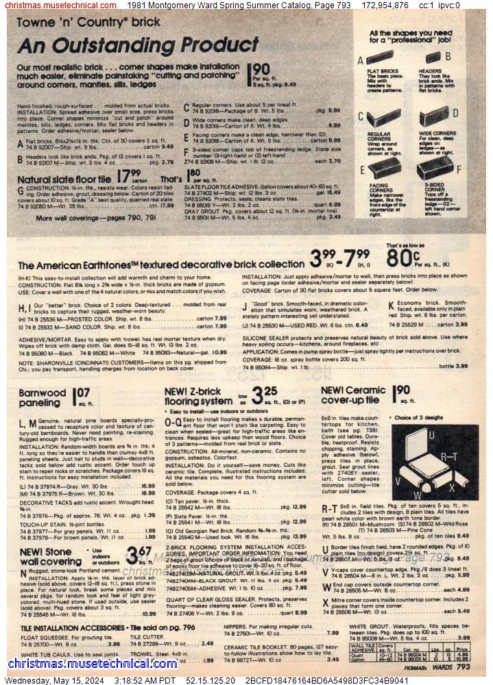 1981 Montgomery Ward Spring Summer Catalog, Page 793