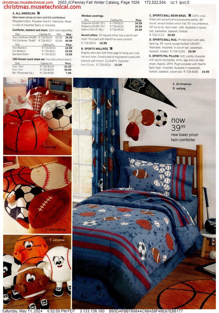 2003 JCPenney Fall Winter Catalog, Page 1026