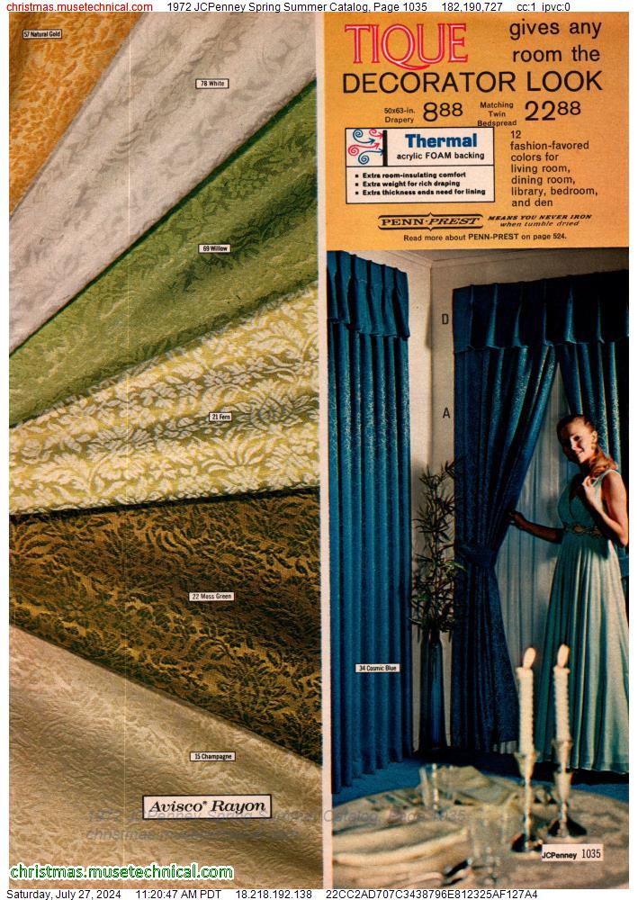 1972 JCPenney Spring Summer Catalog, Page 1035