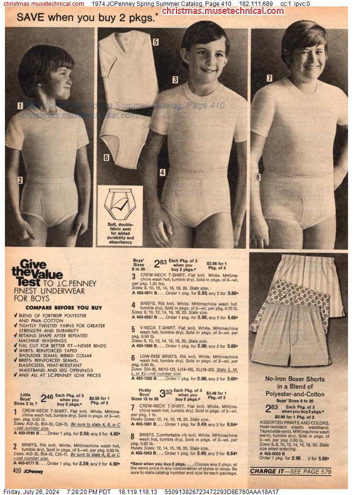 1974 JCPenney Spring Summer Catalog, Page 410