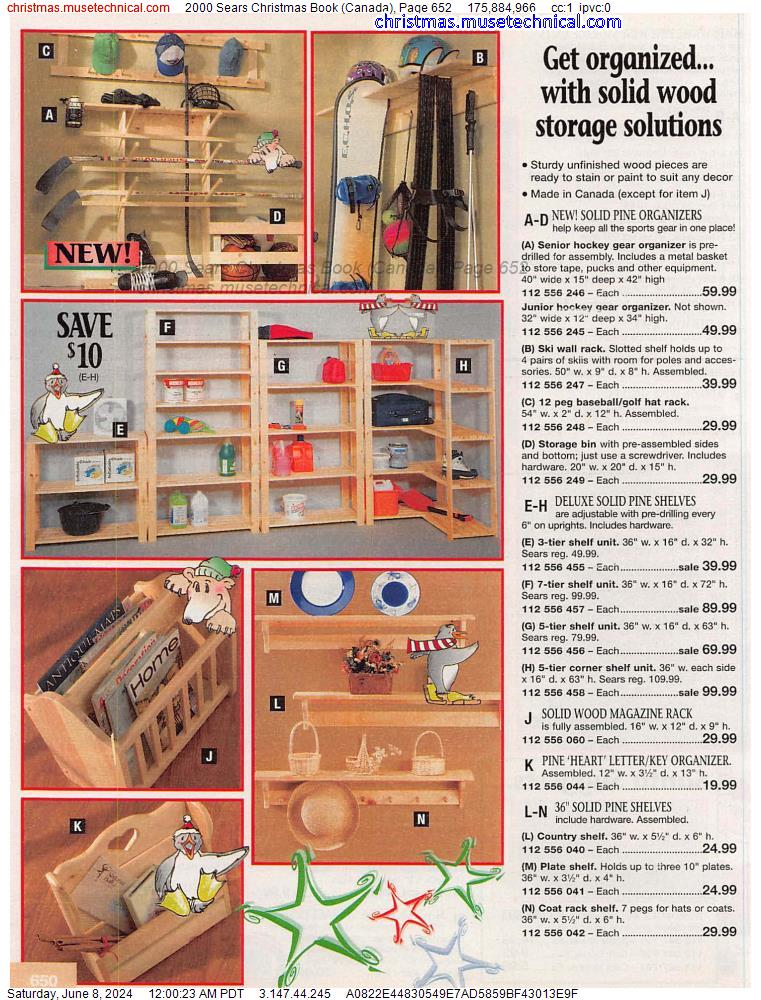 2000 Sears Christmas Book (Canada), Page 652