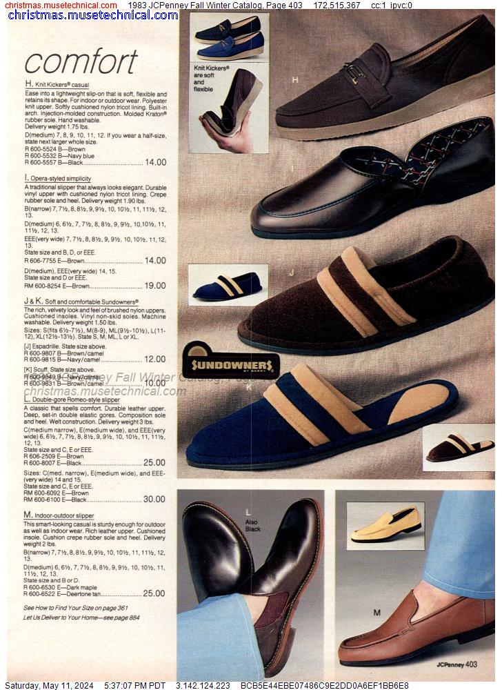 1983 JCPenney Fall Winter Catalog, Page 403