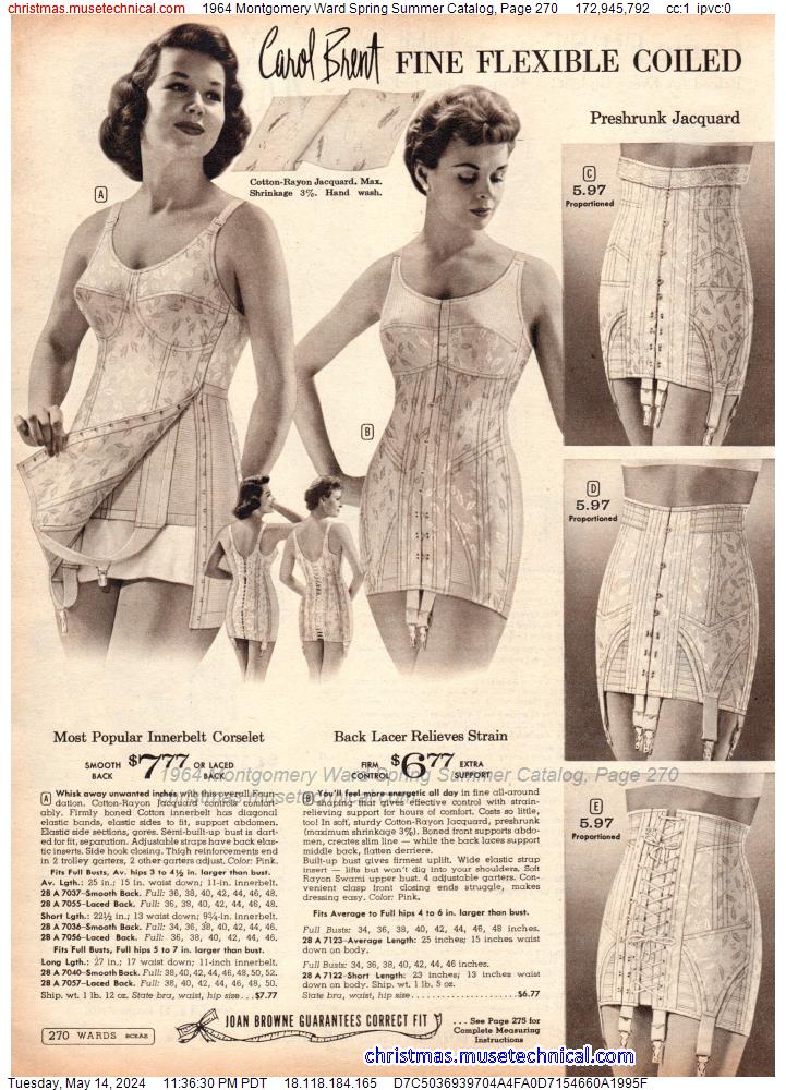 1964 Montgomery Ward Spring Summer Catalog, Page 270