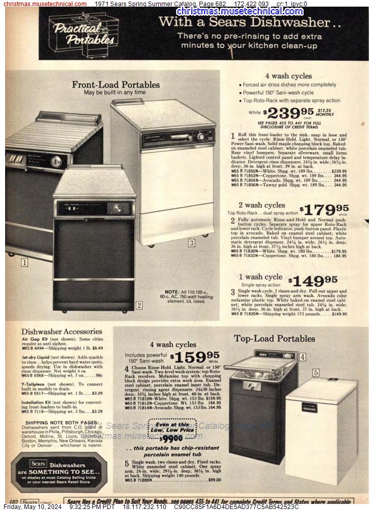 1971 Sears Spring Summer Catalog, Page 682