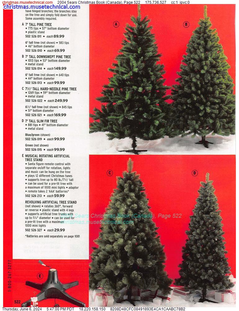 2004 Sears Christmas Book (Canada), Page 522
