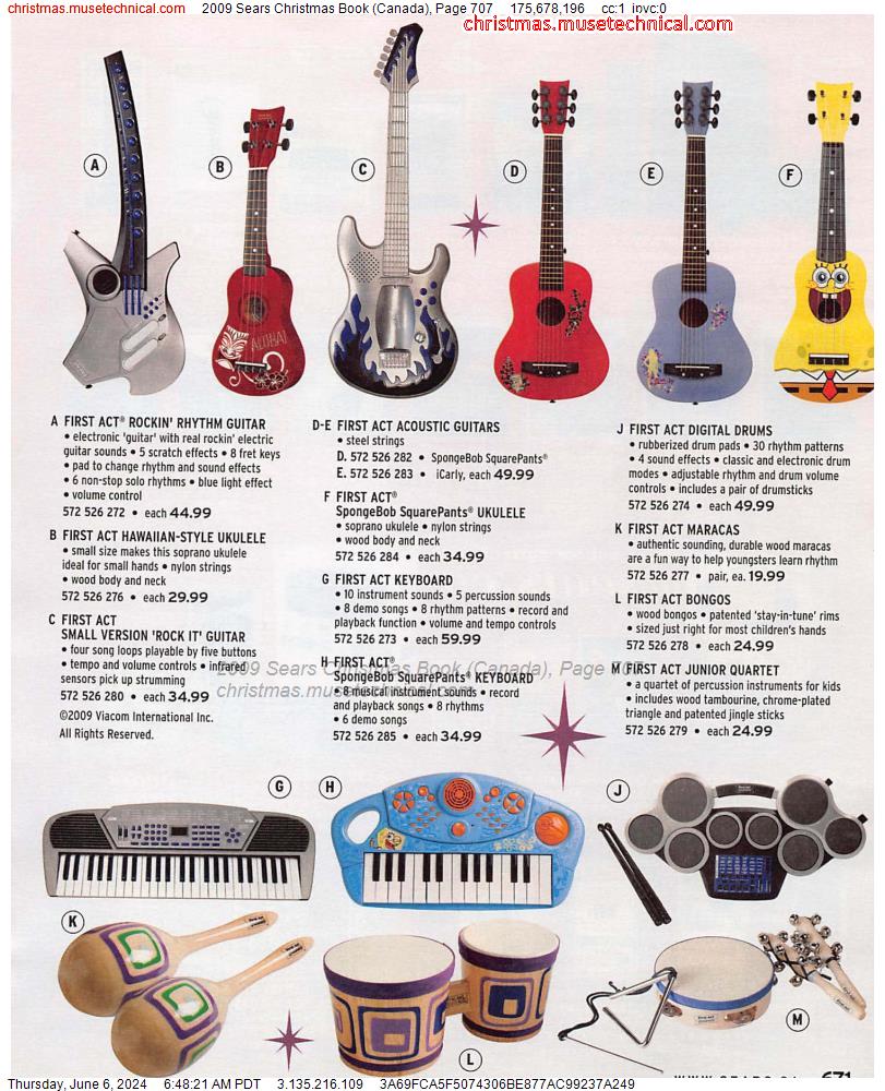 2009 Sears Christmas Book (Canada), Page 707