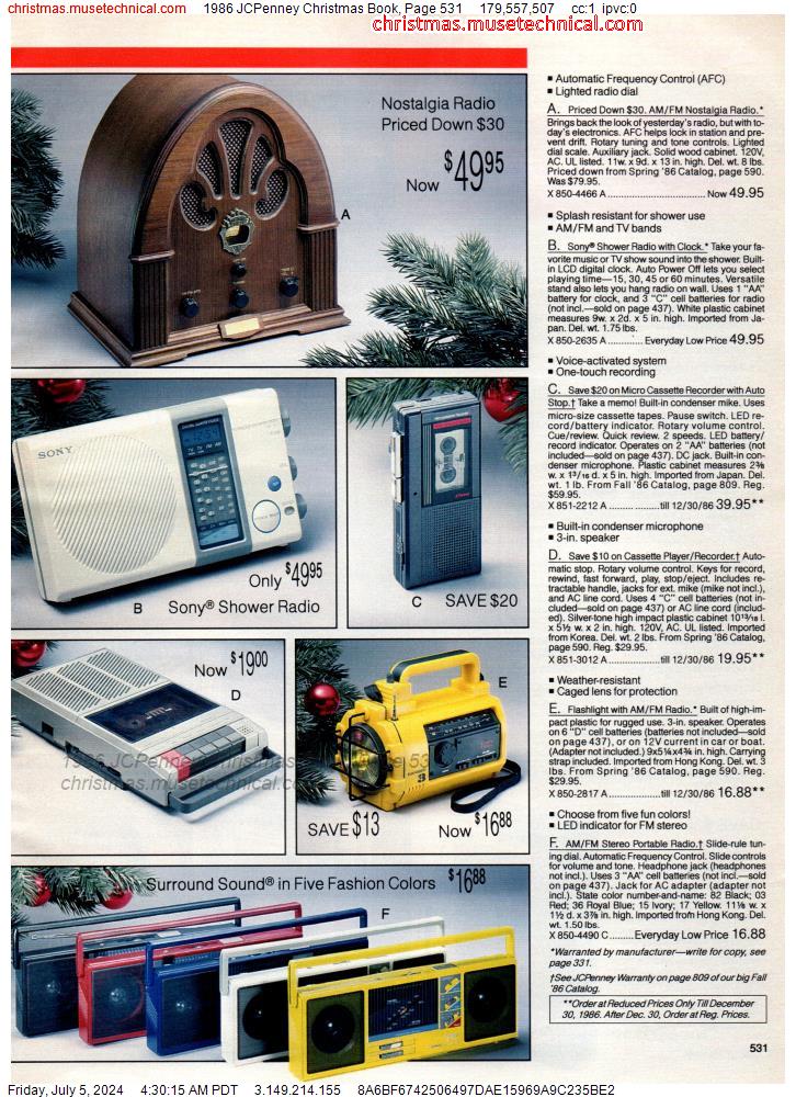 1986 JCPenney Christmas Book, Page 531