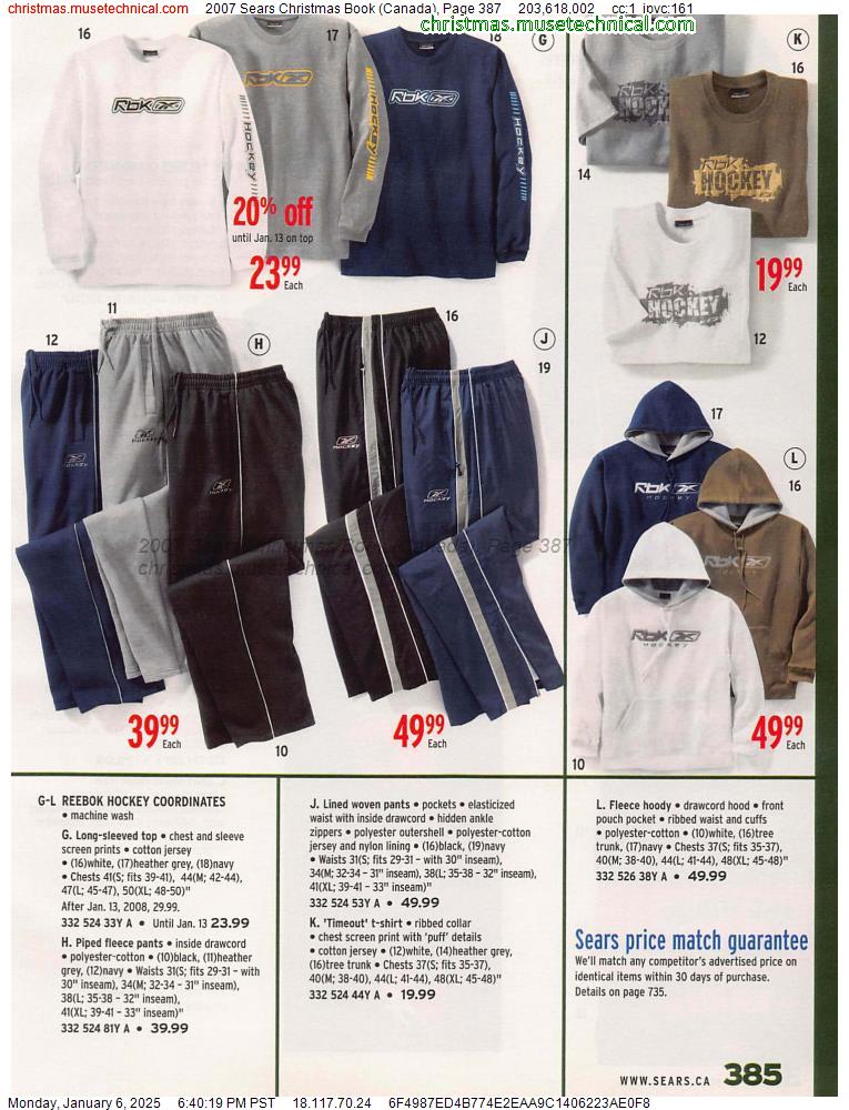 2007 Sears Christmas Book (Canada), Page 387