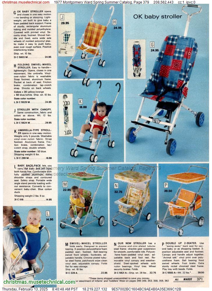 1977 Montgomery Ward Spring Summer Catalog, Page 379