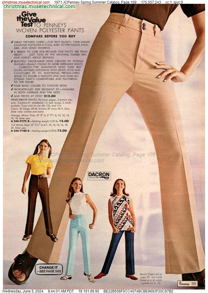 1971 JCPenney Spring Summer Catalog, Page 109