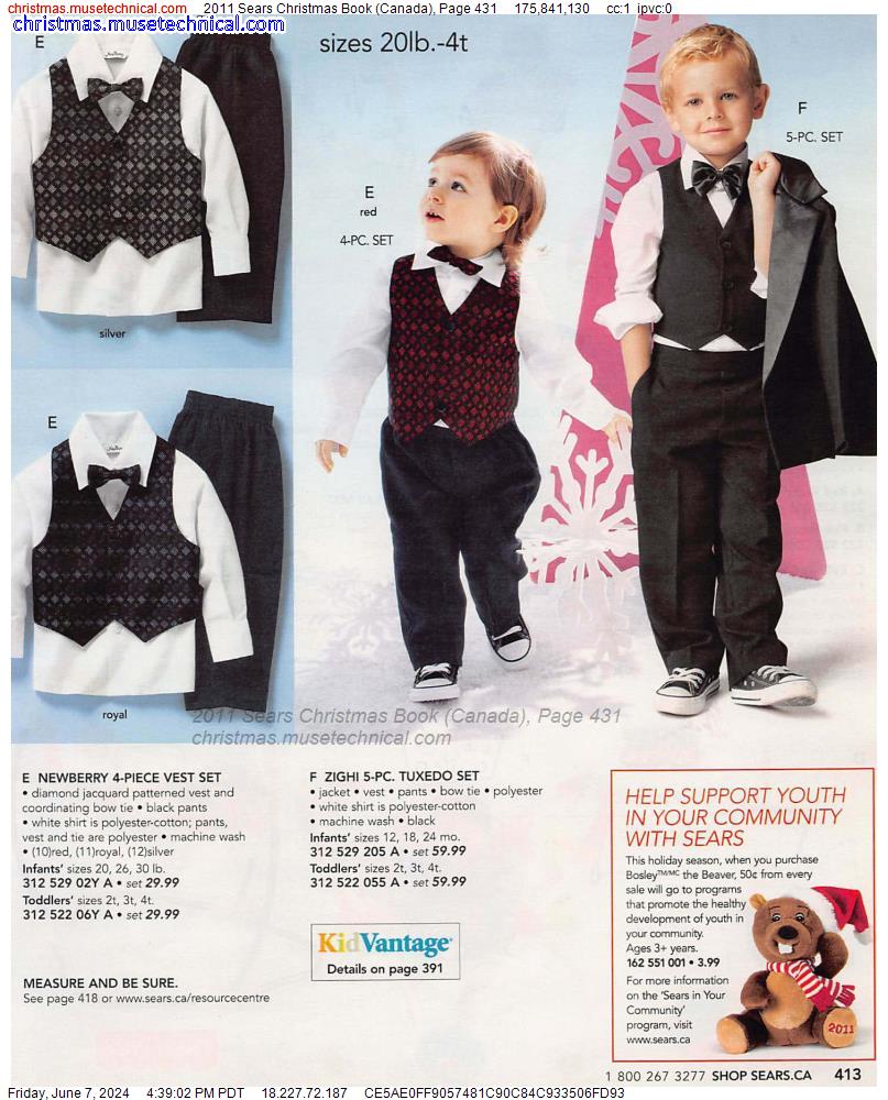 2011 Sears Christmas Book (Canada), Page 431