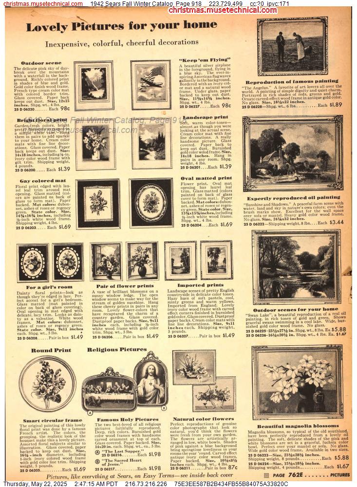 1942 Sears Fall Winter Catalog, Page 918