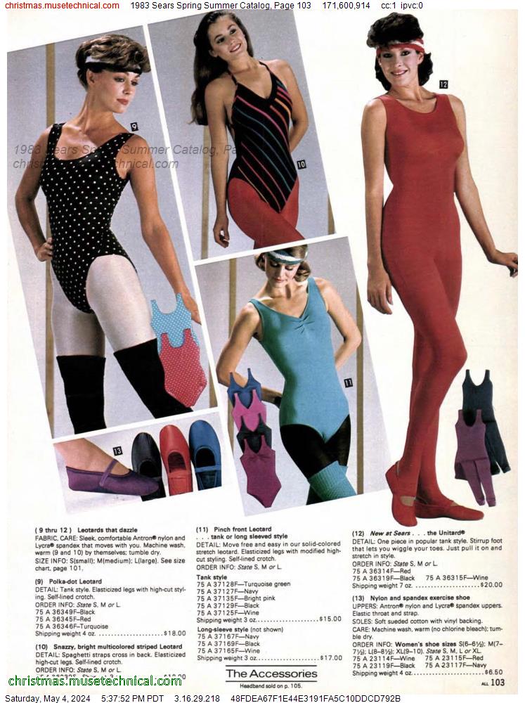 1983 Sears Spring Summer Catalog, Page 103