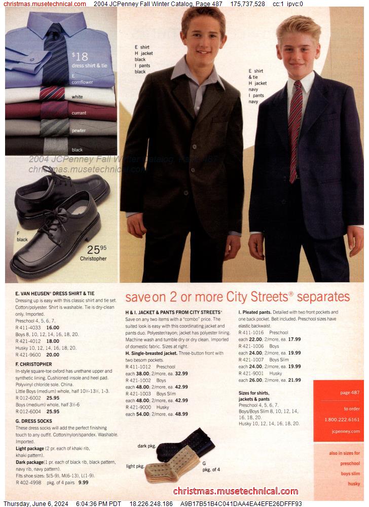 2004 JCPenney Fall Winter Catalog, Page 487