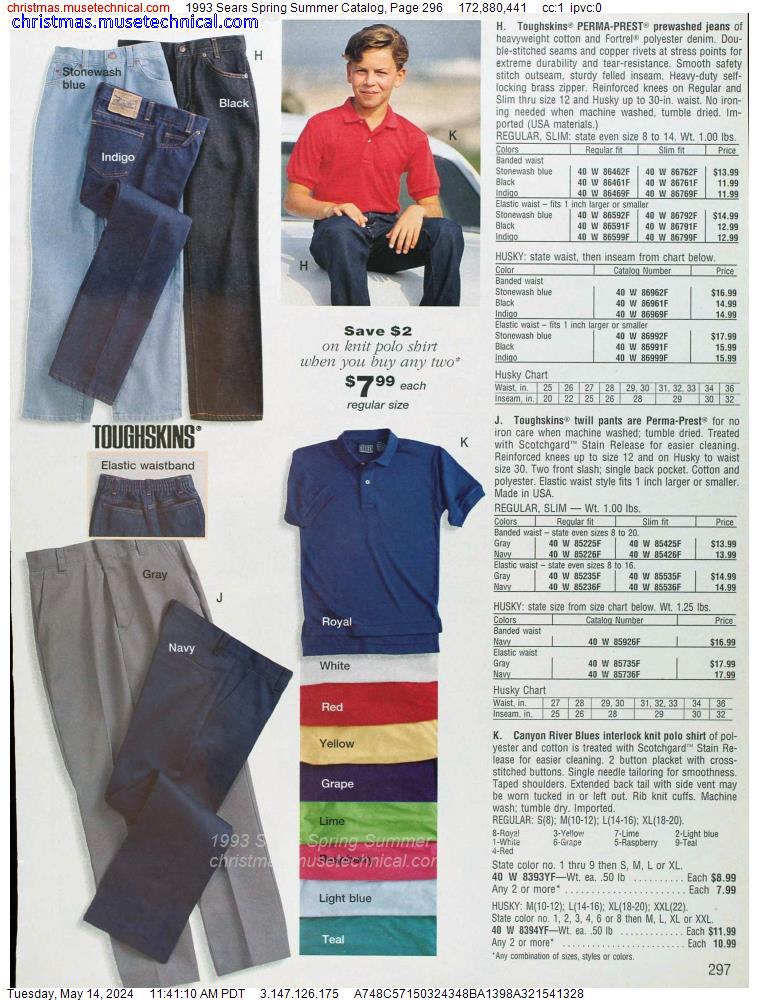 1993 Sears Spring Summer Catalog, Page 296