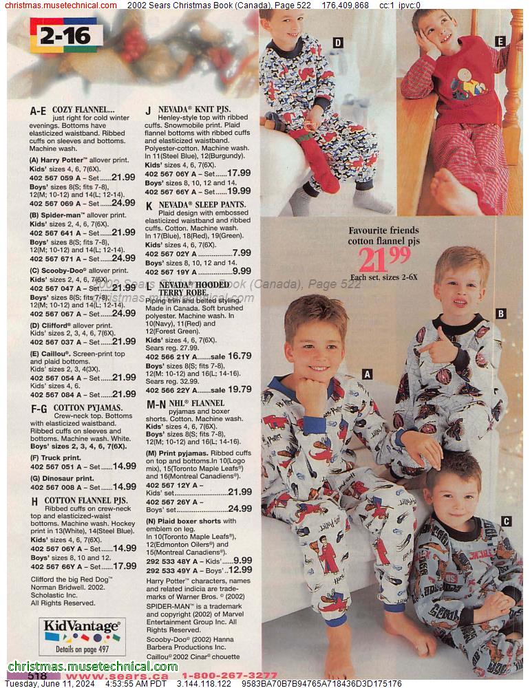 2002 Sears Christmas Book (Canada), Page 522