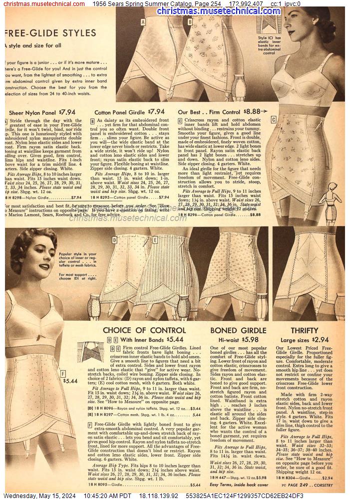 1956 Sears Spring Summer Catalog, Page 254