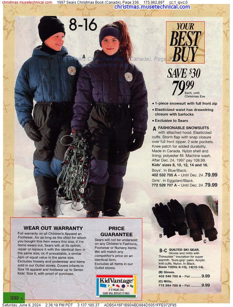 1997 Sears Christmas Book (Canada), Page 336