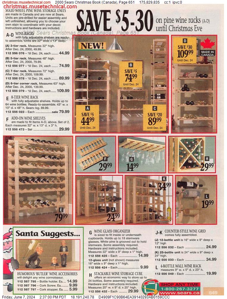 2000 Sears Christmas Book (Canada), Page 651