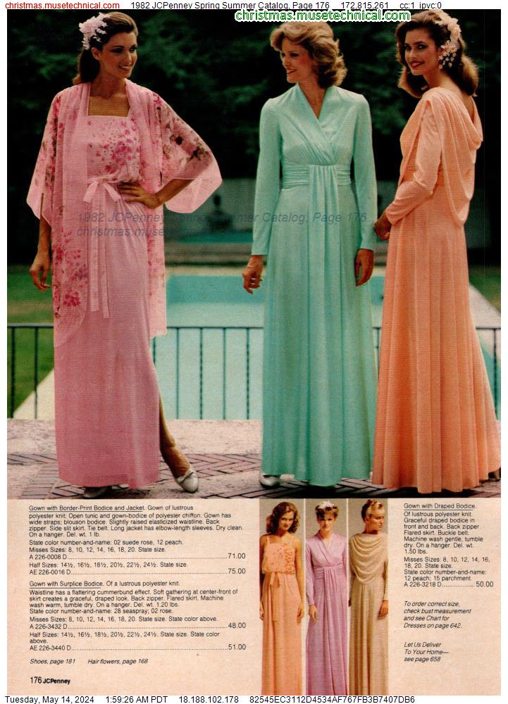 1982 JCPenney Spring Summer Catalog, Page 176