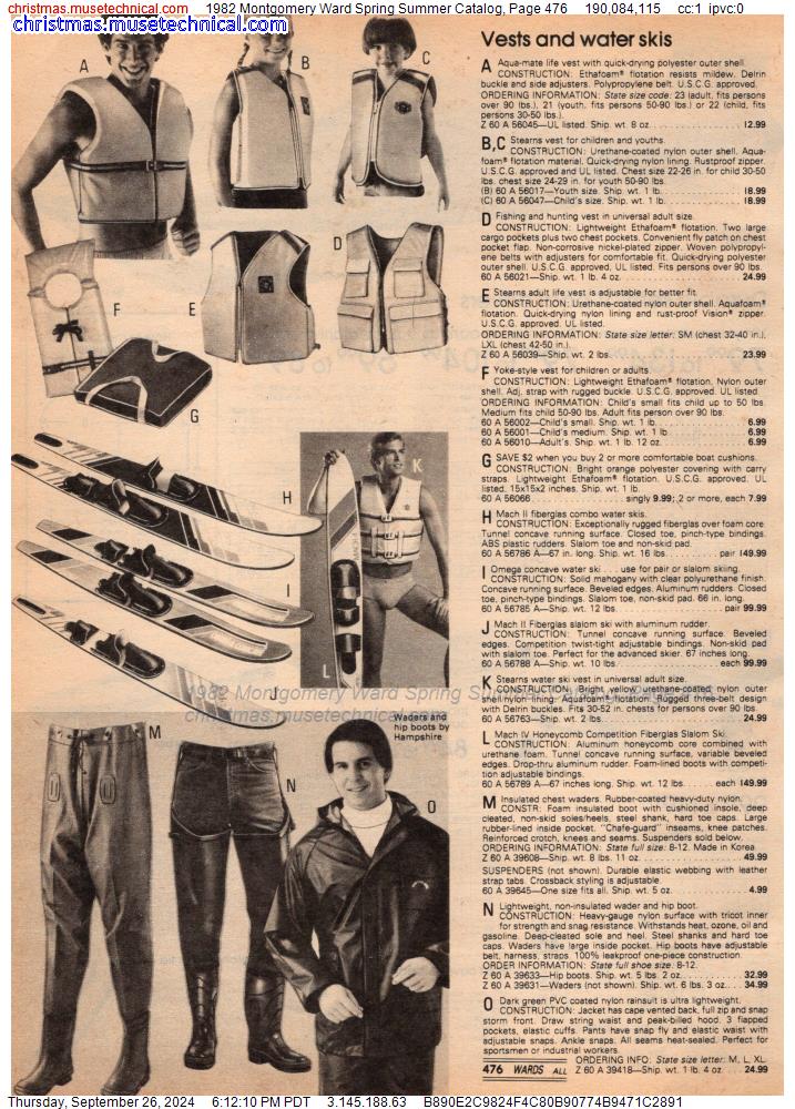 1982 Montgomery Ward Spring Summer Catalog, Page 476