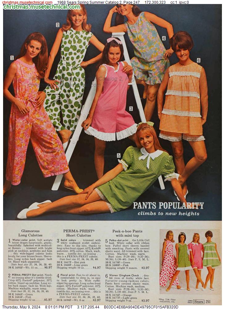 1968 Sears Spring Summer Catalog 2, Page 247