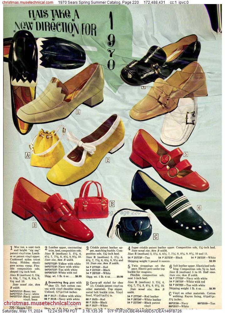 1970 Sears Spring Summer Catalog, Page 220