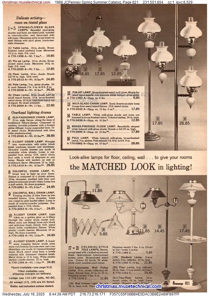 1966 JCPenney Spring Summer Catalog, Page 821