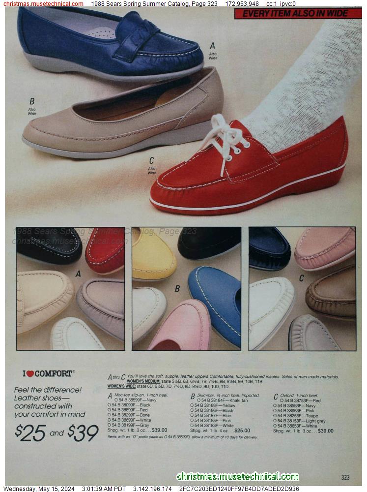 1988 Sears Spring Summer Catalog, Page 323