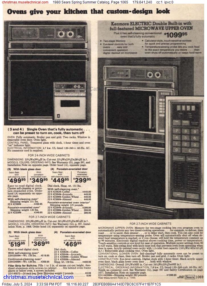 1980 Sears Spring Summer Catalog, Page 1065