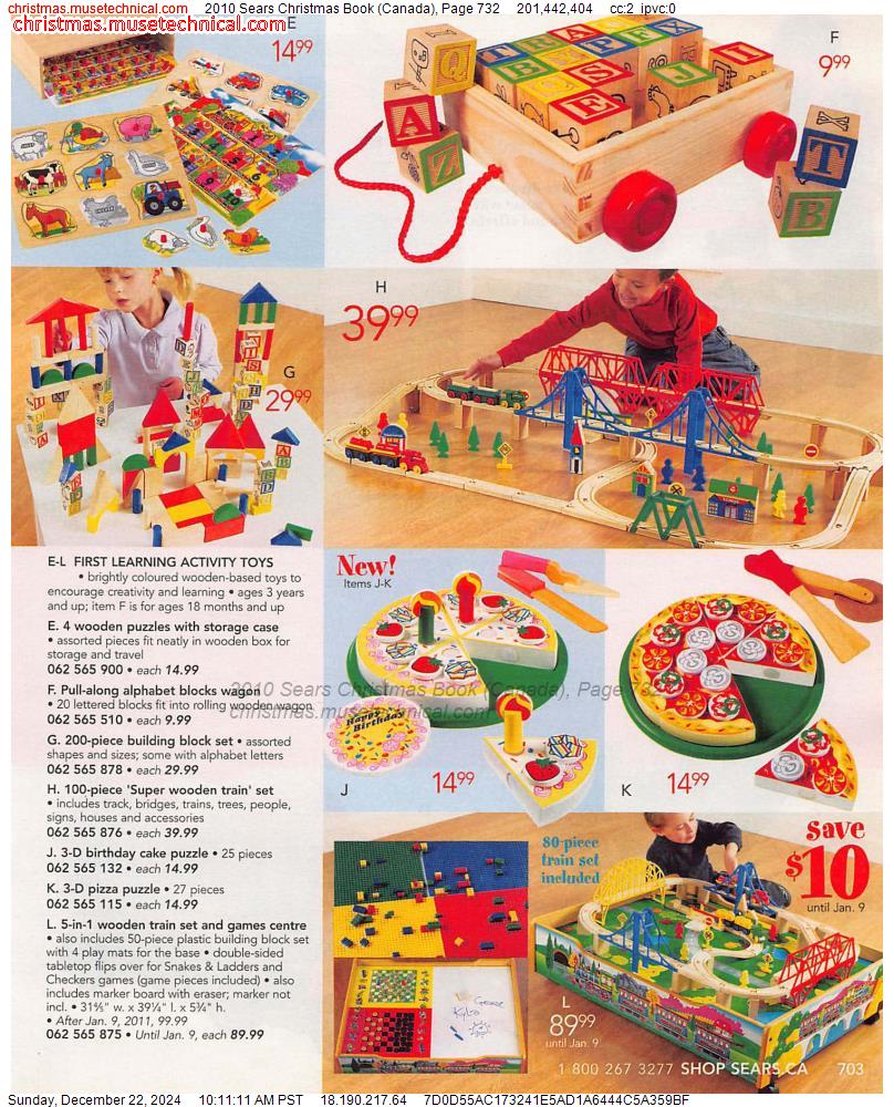 2010 Sears Christmas Book (Canada), Page 732