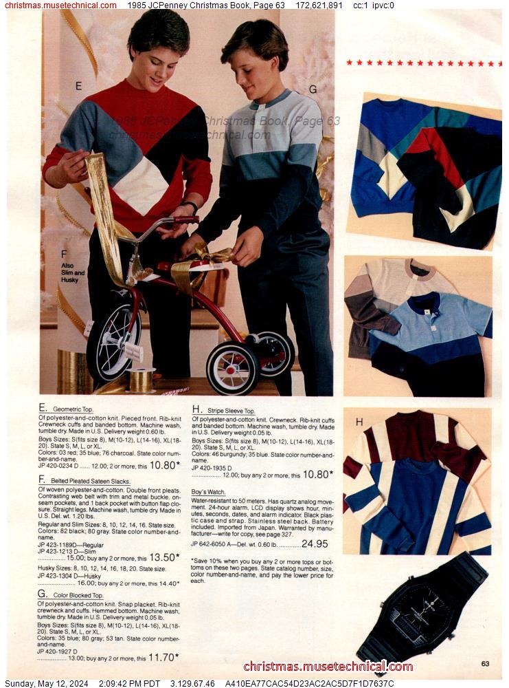 1985 JCPenney Christmas Book, Page 63