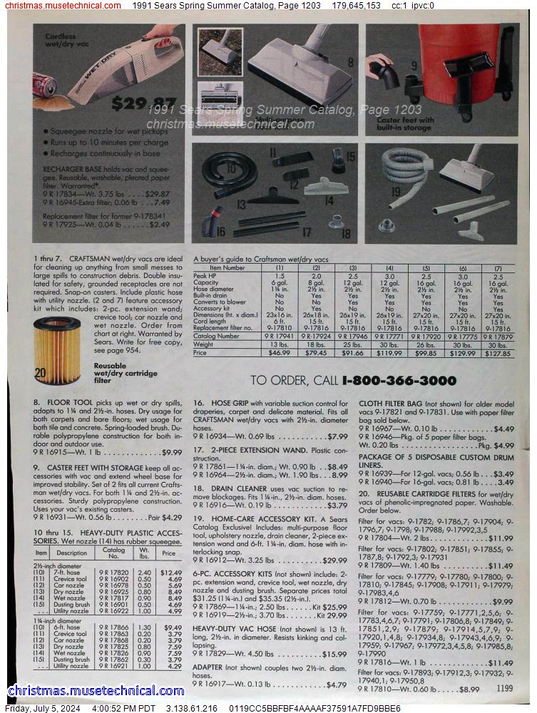 1991 Sears Spring Summer Catalog, Page 1203