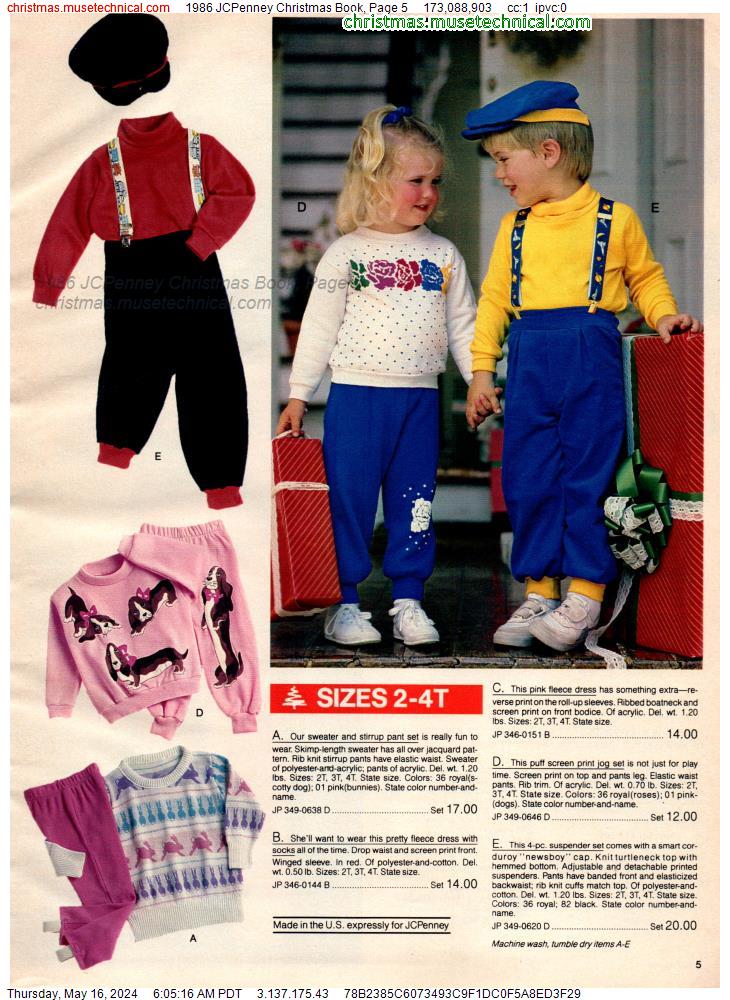 1986 JCPenney Christmas Book, Page 5