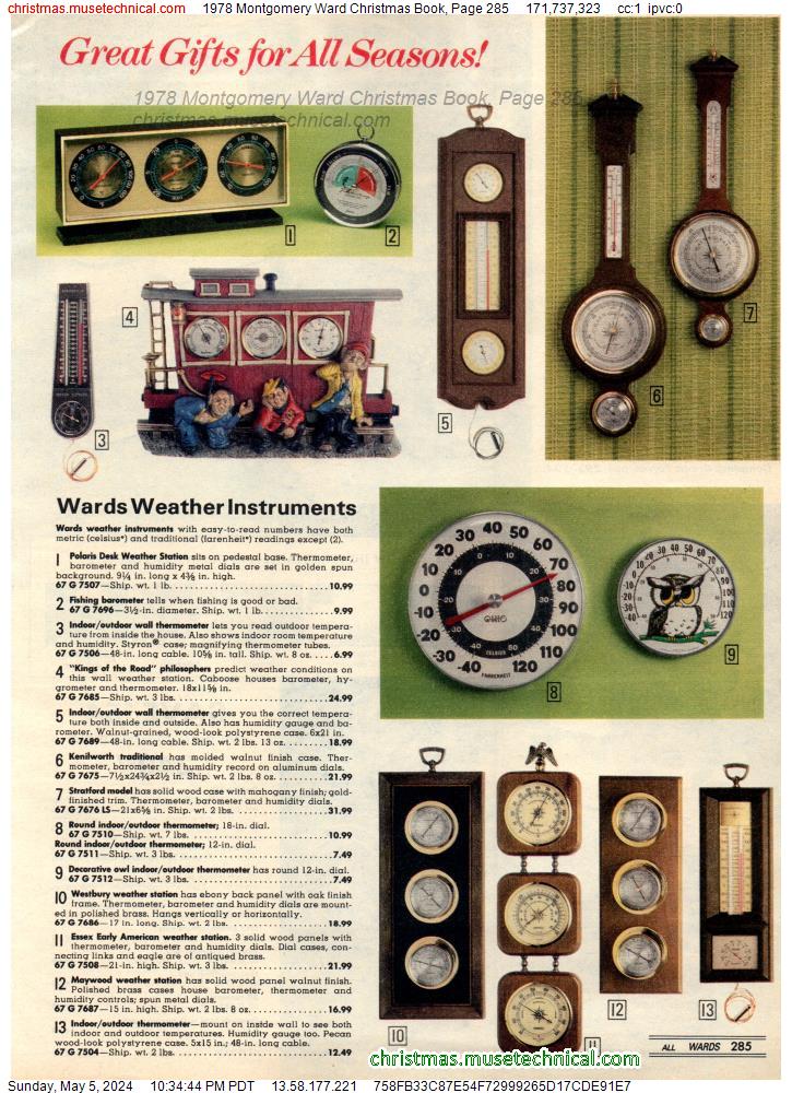 1978 Montgomery Ward Christmas Book, Page 285
