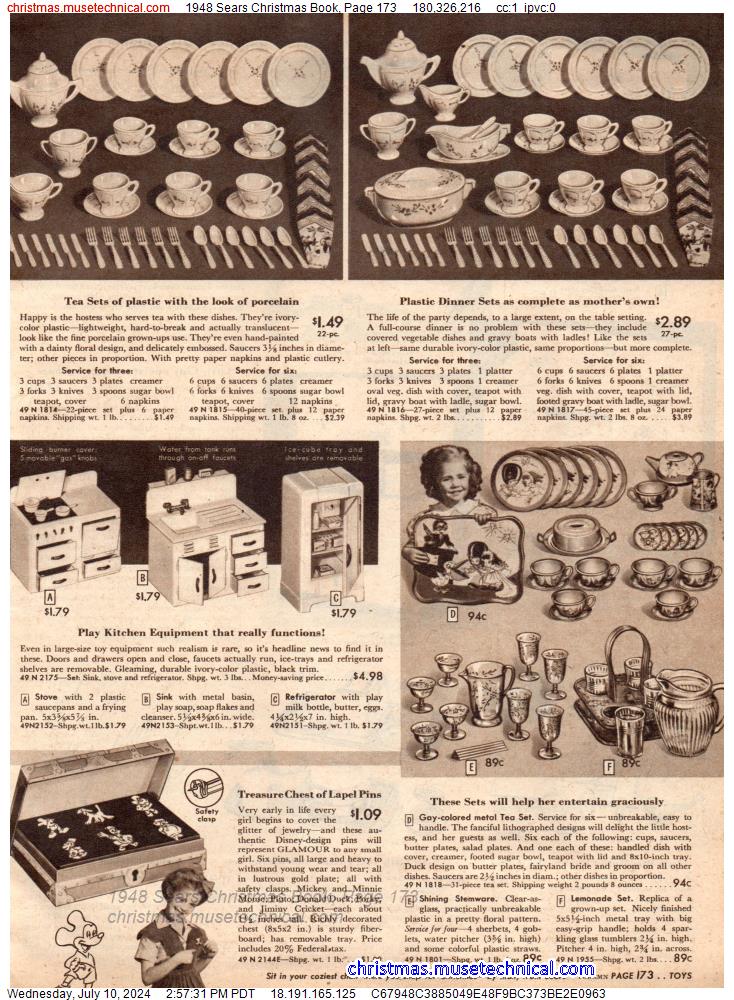 1948 Sears Christmas Book, Page 173