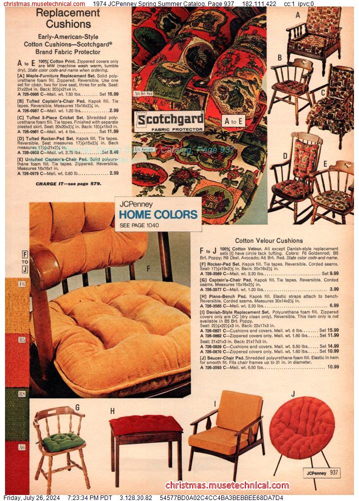 1974 JCPenney Spring Summer Catalog, Page 937