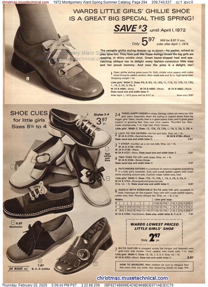 1972 Montgomery Ward Spring Summer Catalog, Page 294