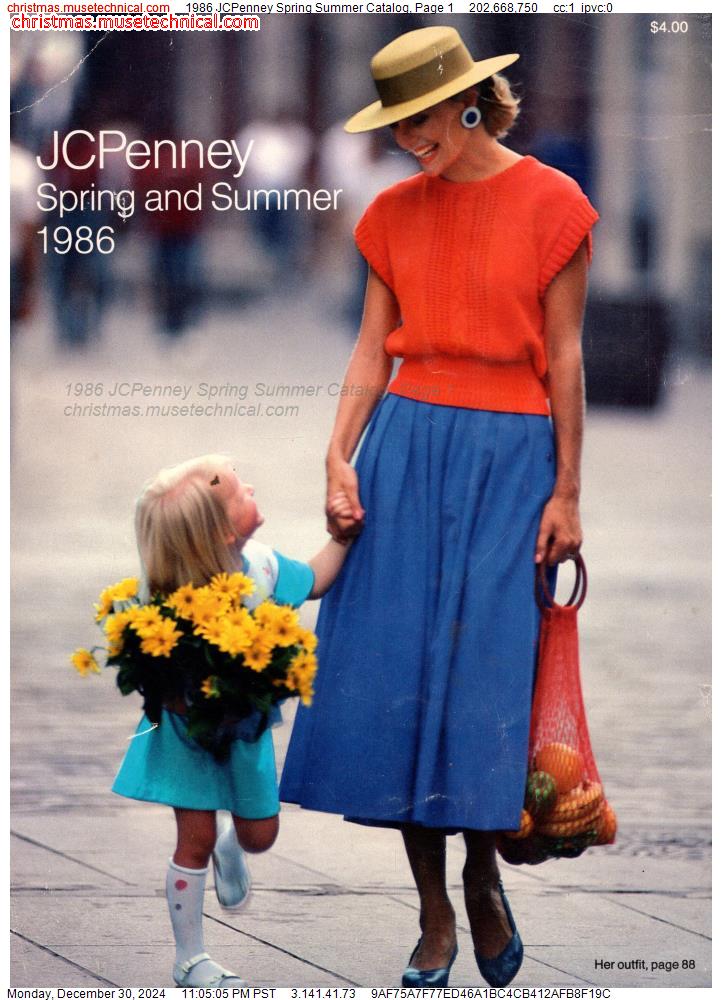 1986 JCPenney Spring Summer Catalog, Page 1