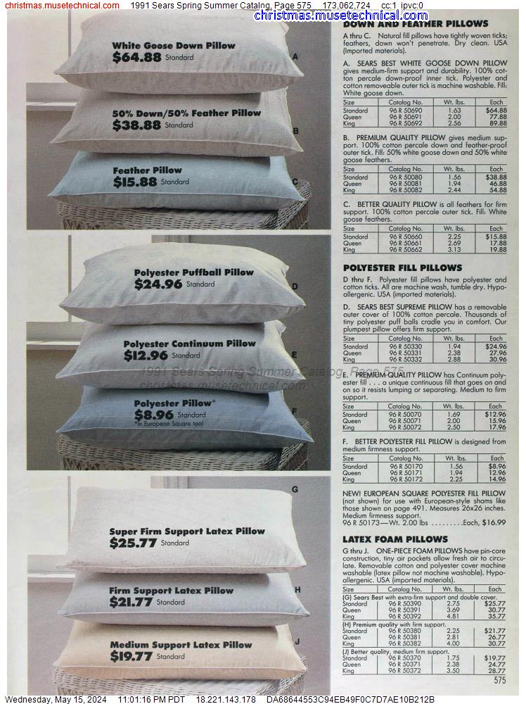 1991 Sears Spring Summer Catalog, Page 575