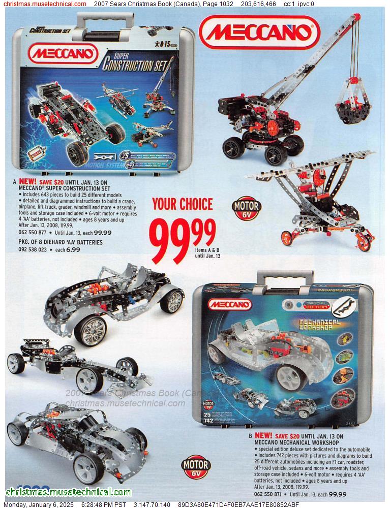 2007 Sears Christmas Book (Canada), Page 1032