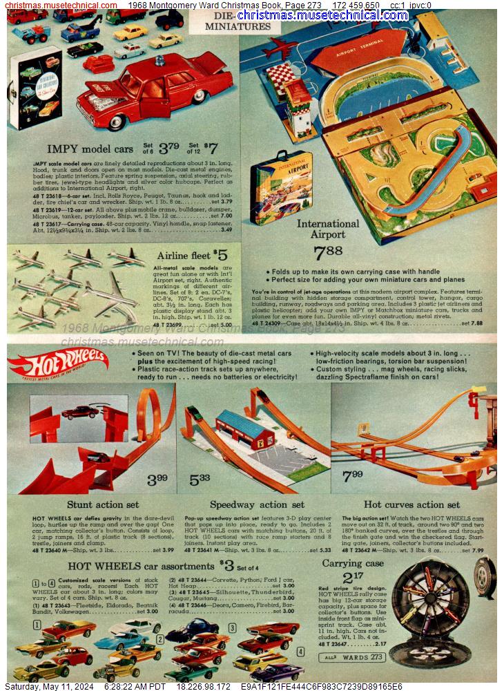 1968 Montgomery Ward Christmas Book, Page 273