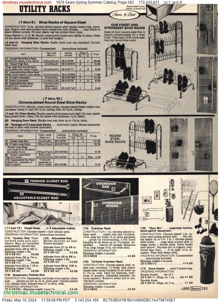 1978 Sears Spring Summer Catalog, Page 263