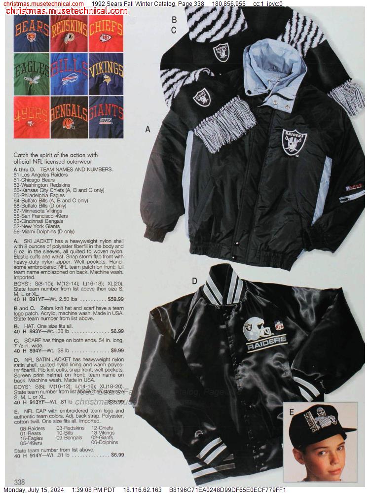 1992 Sears Fall Winter Catalog, Page 338