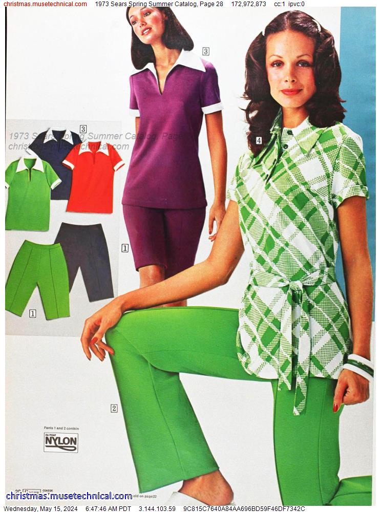 1973 Sears Spring Summer Catalog, Page 28
