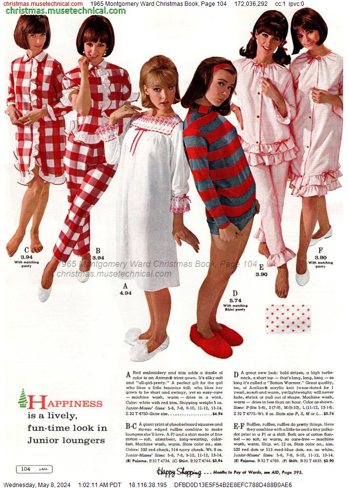 1965 Montgomery Ward Christmas Book, Page 104